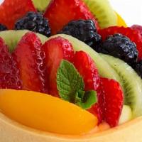 Fresh X-L Organic Fruit Tart · This delicious tart will also win over all those who taste it. Made with our homemade tart f...