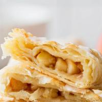 New Apple Turnover · The best apple turnover you will ever have. Made with a buttery, flaky puff pastry shell!