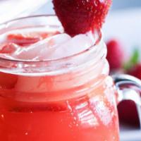 Fresh Handmade Strawberry Drink · Handmade strawberry drink with Organic Strawberries! Refreshing!!