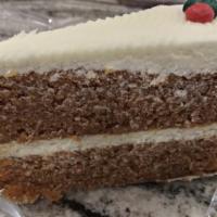 Carrot Cake · Cheesy Eddie's famous carrot cake with cream cheese frosting