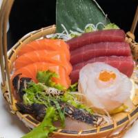 Sashimi Appetizer · Eight pieces assorted sashimi.