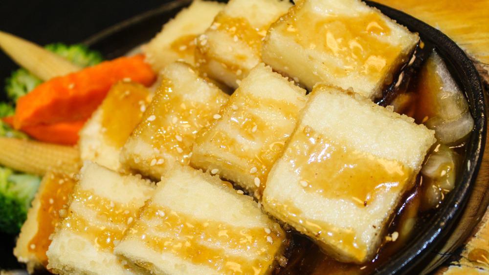 Tofu Teriyaki · Served with miso soup or salad and rice.