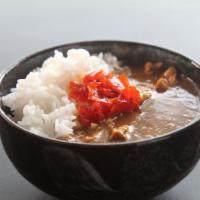 Curry Rice · Curry sauce over rice.