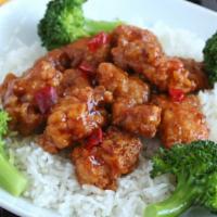 General Tso'S Chicken · Served with rice.