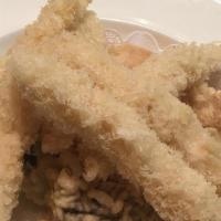 Chicken Tempura · Deep-fried chicken & vegetable w/ tempura sauce.