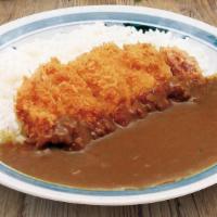 Pork Katsu Curry · Sliced crispy pork cutlet with our original Japanese curry sauce and rice.