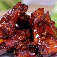Sweet Chili Wings · 6 Wings served with Celery Stick and Carrot.