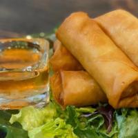 Spring Roll · Most popular. Vegetarian. Crispy roll filled with carrot, cabbage, and glass noodle with plu...