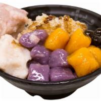 Signature Taro Ball · Taro ball, sweet potato ball, taro, and tapioca.