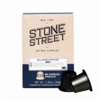 Wall Street Blend Nespresso® Compatible Capsules - 10 Pack · Now you can enjoy your favorite espresso on the go with our Wall Street Espresso Capsules. T...