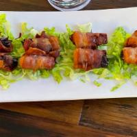 Dates/ Bacon Appetizer · bacon, and dates