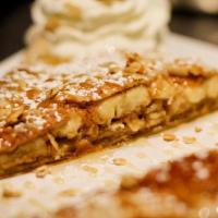 The Elvis Crepe · Peanut butter, granola, honey, and sliced bananas. Does not come with whipped cream or syrup...