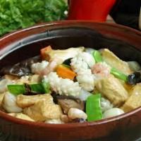 Home Style Tofu Clay Pot · 
