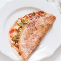 Paneer Dosa · Spiced rub paneer with lentil paste. (gluten-free).