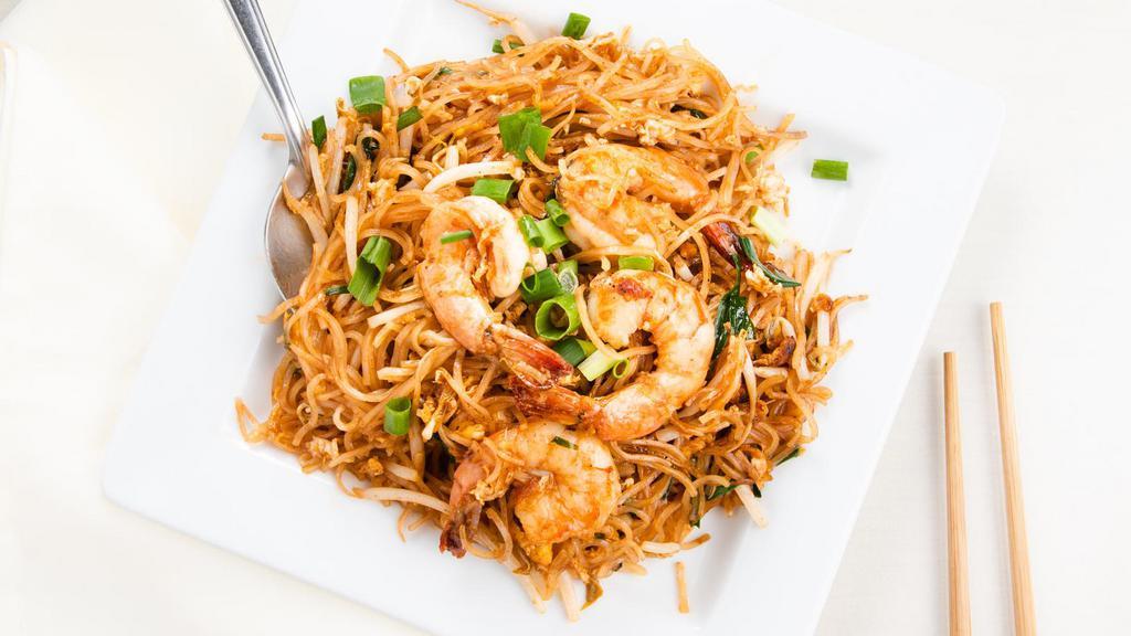 Pad Thai · Popular. Thai rice noodles prepared in sizzling wok served with fresh bean sprouts, and green onions.