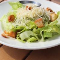 Caesar Salad · Romaine lettuce with lemon-anchovy dressing, croutons, and shredded parmesan.