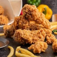 Chicken Wings 8 · Wing in American cuisine is an unbreaded chicken wing section that is generally deep-fried a...