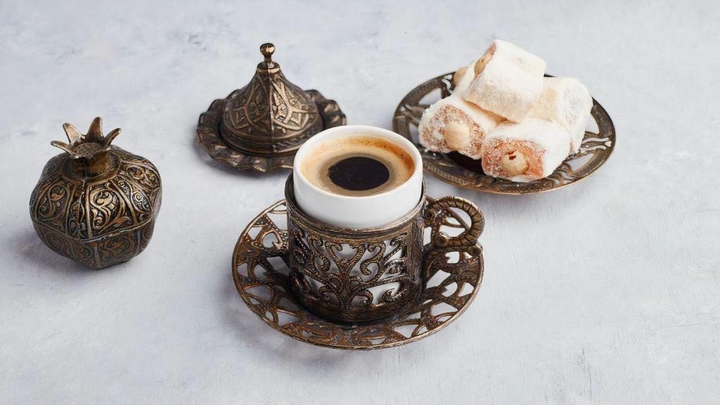 Turkish Coffee · Turkish coffee is a style of coffee prepared in a cezve using very finely ground coffee beans without filtering.