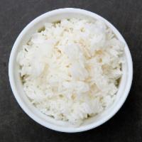 White Rice. · Steamed white rice.  Serving enough for 2 people.