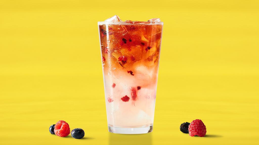 Black & Berry Khalifa Palmer · Ball out with the berry version of the Khalifa Palmer- iced tea and lemonade get tricked out with fresh berries