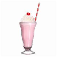 Strawberry Milkshake · Nostalgic, fountain favorite thick, rich and creamy shake made with real vanilla ice cream a...