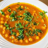 Chana Masala · Chickpeas cooked with mild sauce.