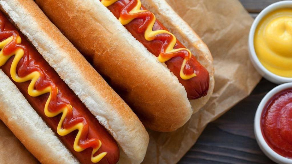 Hot Dog · Hot dog, ketchup, mustard and mayo.