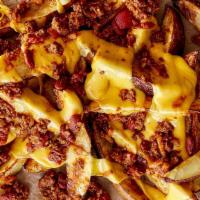 Chili Cheese Fries · Small and large.