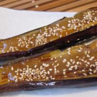 Nasu No Shigiyaki · Japanese eggplant with garlic brown sauce.