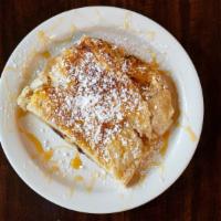 Homemade Apple Strudel · One slice.