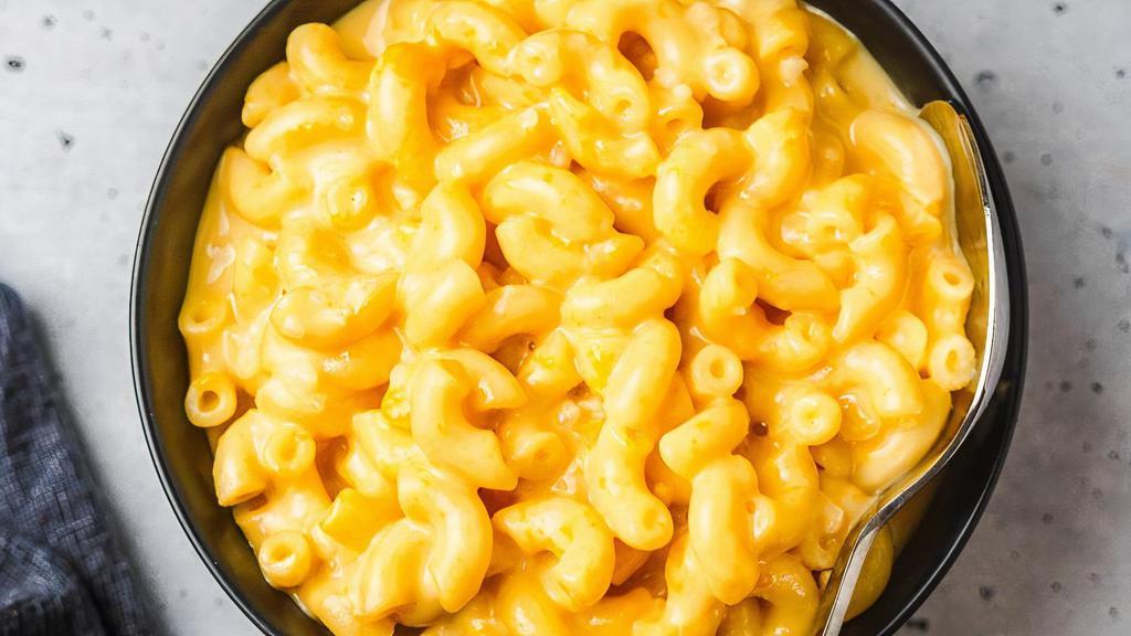 Mac & Cheese · Elbow Mac & Cheese with a Blend of Pepper Jack, American and Cheddar!