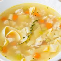 Chicken Noodle Soup · Made in House.