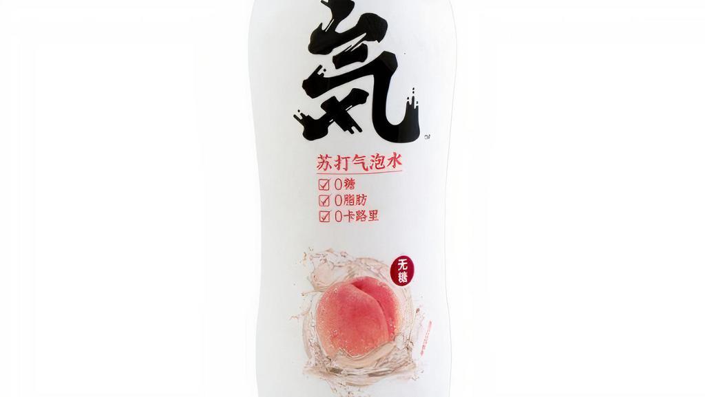 Genki Forest Sparkling Water Peach Flavor 480Ml · 元气森林 苏打气泡水 白桃味 480ML