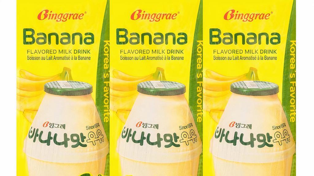 Binggrae Banana Flavored Milk Drink 200Ml*6 · 宾格瑞 香蕉牛奶 200ml*6