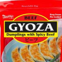 Shirakiku Spicy Beef Gyoza Dumplings 590G · 日本 辣牛肉锅贴 590G