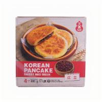 S Korean Pancake Sweet Red Bean 480G · 天富 韩式红豆煎饼 480g