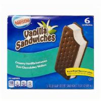 Nestle Vanilla Sandwiches 609 Ml / 6 Bars · 雀巢 香草夹心冰淇淋 609ml/6 支装
