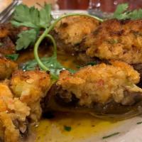 Stuffed Mushrooms With Seafood · 