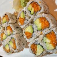 Spicy Trio Roll · spicy tuna, spicy salmon, spicy yellowtail & avocado.
