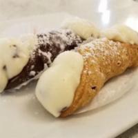 Cannoli · Classic Italian dessert of a crunchy delicious shell filled with classic cannoli cream.