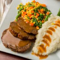 Meatloaf · With gravy