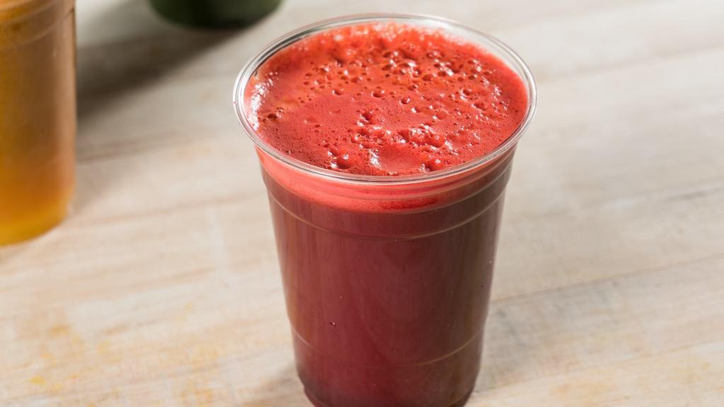 Apple, Lemon, Carrot, Beets And Ginger Juice · 