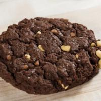 Vegan Double Chocolate Chip Cookie · 