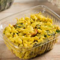 Deli Mac Salad · Organic elbow pasta, cherry tomatoes, black olives, scallions, parsley, tofu, veganaise, and...