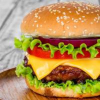 Cheeseburger · Juicy, high-quality burger with melted cheese!