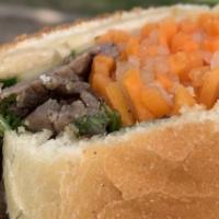 Banh Mi Bo · lemongrass beef slices