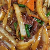 Mongolian Beef (Large) · Hot & spicy.