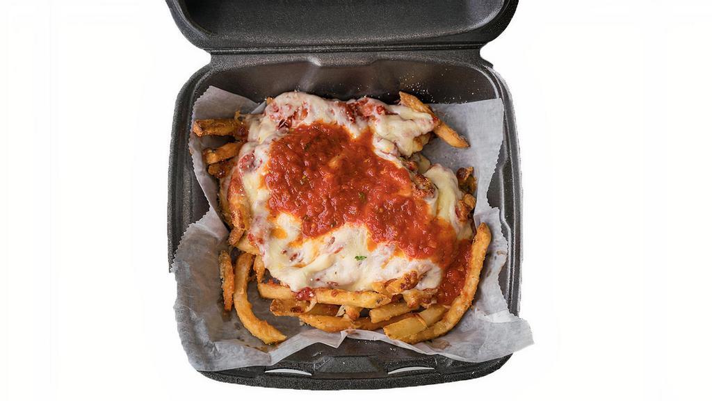 Pizza Fries · Signature mozzarella cheese on our crispy fries.