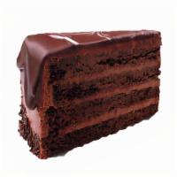 Chocolate Fudge Cake · For the chocolate lovers! House made cake with delicious chocolate frosting and filling.