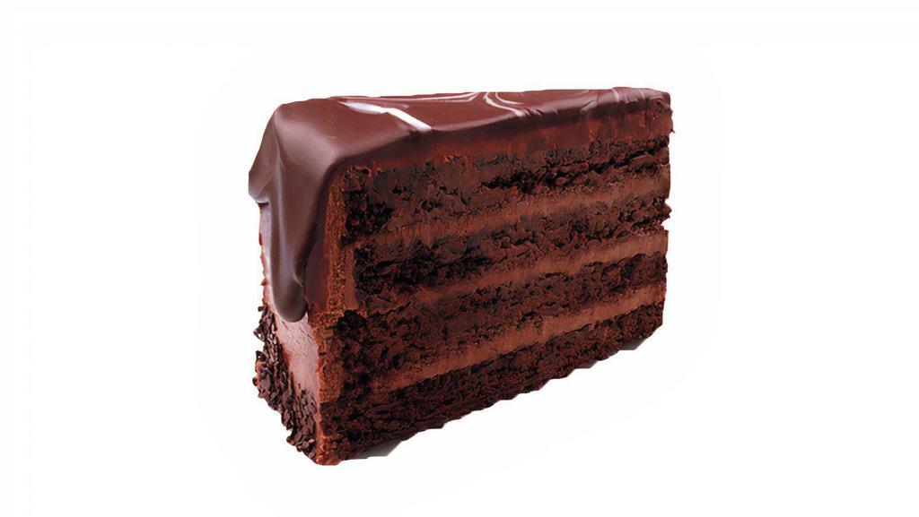 Chocolate Fudge Cake · For the chocolate lovers! House made cake with delicious chocolate frosting and filling.